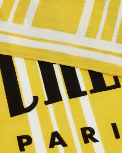 Chevignon Echarpes | Bandana City Jaune Foulard En Coton Biologique