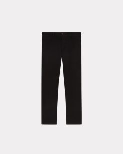 Chevignon Pantalons & Shorts | Pantalon Duck Chino Noir Pantalon Chino Coupe Ajustee