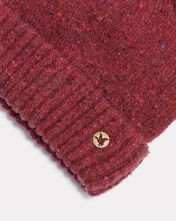 Chevignon Bonnets | Bonnet Mouline Burgundy Bonnet En Laine Moulinee