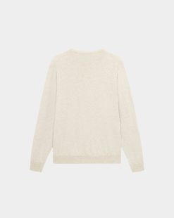 Chevignon Pulls | Pull U Togs Ecru Pull Col Rond Broderie Canard