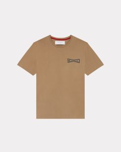 Chevignon T-Shirts & Polos | T-Shirt Harmony Marron T-Shirt Imprime Au Dos