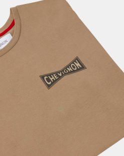 Chevignon T-Shirts & Polos | T-Shirt Harmony Marron T-Shirt Imprime Au Dos