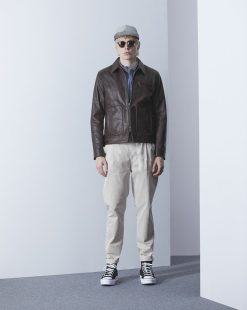 Chevignon Cuirs | Blouson Motor Cacao Blouson En Cuir De Vachette