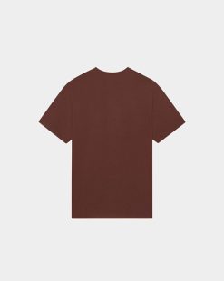 Chevignon T-Shirts & Polos | T-Shirt Duck Tee Burgundy T-Shirt Col Rond