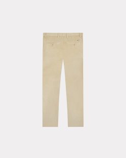 Chevignon Pantalons & Shorts | Pantalon Duck Chino Velours Beige Pantalon Chino En Velours