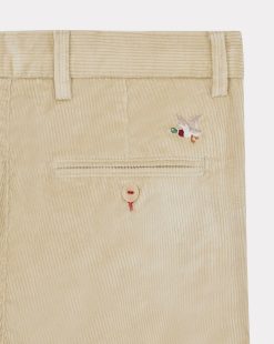 Chevignon Pantalons & Shorts | Pantalon Duck Chino Velours Beige Pantalon Chino En Velours