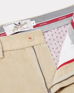 Chevignon Pantalons & Shorts | Pantalon Duck Chino Velours Beige Pantalon Chino En Velours