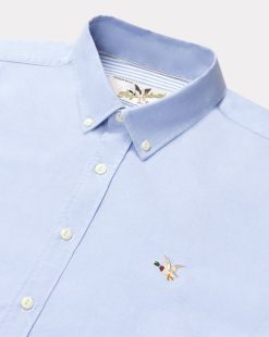 Chevignon Chemises | Chemise Oxford Togs Bleu Chemise Oxford Unie