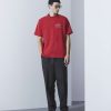 Chevignon T-Shirts & Polos | T-Shirt Bay Winds Oversize Rouge T-Shirt Brode Coupe Ample