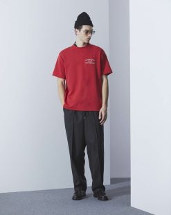 Chevignon T-Shirts & Polos | T-Shirt Bay Winds Oversize Rouge T-Shirt Brode Coupe Ample