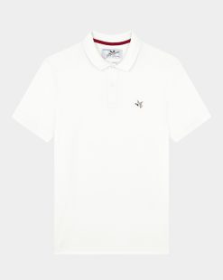 Chevignon T-Shirts & Polos | Polo Togs Blanc Polo 100% Coton Biologique Et Coupe Droite