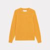 Chevignon Pulls | Pull Pocket Wool Orange Pull Col Rond En Laine