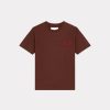 Chevignon T-Shirts & Polos | T-Shirt City Tee Oversize Burgundy T-Shirt Logo Signature Chevignon