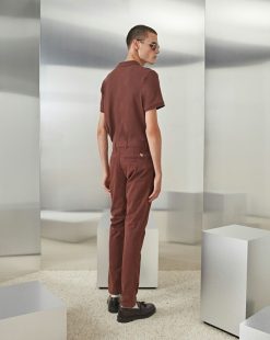 Chevignon Pantalons & Shorts | Pantalon Duck Chino Burgundy Pantalon Chino Coupe Ajustee