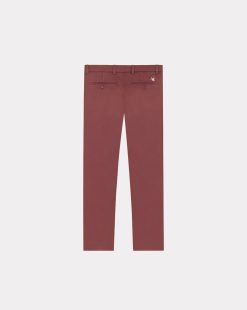 Chevignon Pantalons & Shorts | Pantalon Duck Chino Burgundy Pantalon Chino Coupe Ajustee