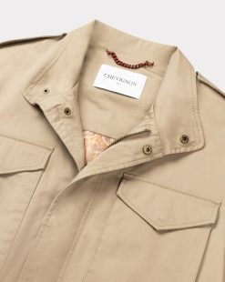 Chevignon Blousons & Manteaux | M65 Beige Veste En Coton Inspiration Armee