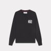 Chevignon Sweatshirts | Sweatshirt Best Sweat 2 Noir Sweatshirt Imprime Coupe Ample