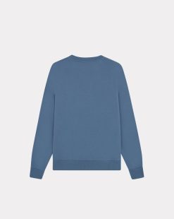 Chevignon Nouveautes | Sweatshirt Best Sweat 2 Bleu Sweatshirt Imprime Coupe Ample