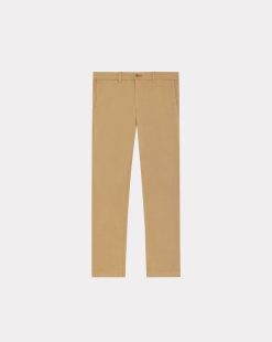 Chevignon Pantalons & Shorts | Pantalon Duck Chino Marron Pantalon Chino Coupe Ajustee