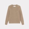 Chevignon Pulls | Pull Pocket Wool Beige Pull Col Rond En Laine