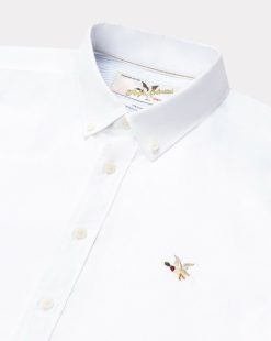 Chevignon Chemises | Chemise Oxford Togs Blanc Chemise Oxford Unie