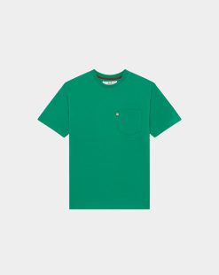 Chevignon T-Shirts & Polos | T-Shirt Duck Color Tee Vert T-Shirt 100% Coton