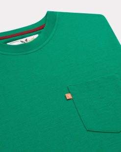 Chevignon T-Shirts & Polos | T-Shirt Duck Color Tee Vert T-Shirt 100% Coton