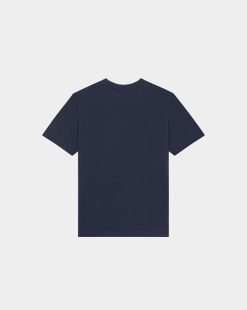 Chevignon T-Shirts & Polos | T-Shirt Duck Color Tee Bleu T-Shirt 100% Coton