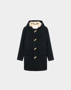 Chevignon Blousons & Manteaux | Manteau Duffle 2 Bleu Marine Manteau Duffle-Coat En Laine