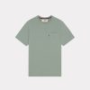 Chevignon T-Shirts & Polos | T-Shirt Duck Color Tee Vert T-Shirt A Poche Col Rond