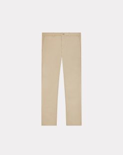 Chevignon Pantalons & Shorts | Pantalon Duck Chino Beige Pantalon Chino Coupe Ajustee