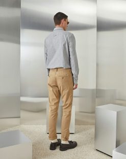 Chevignon Pantalons & Shorts | Pantalon Duck Chino Beige Pantalon Chino Coupe Ajustee