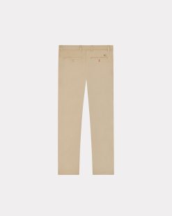 Chevignon Pantalons & Shorts | Pantalon Duck Chino Beige Pantalon Chino Coupe Ajustee