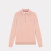 Chevignon Pulls | Pull Ducky Polo Rose Clair Pull Fin En Coton Manches Longues