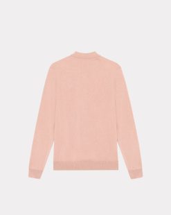 Chevignon Pulls | Pull Ducky Polo Rose Clair Pull Fin En Coton Manches Longues