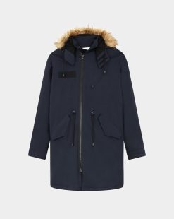 Chevignon Blousons & Manteaux | Parka M51 Bleu Marine Parka Inspiration Us Army