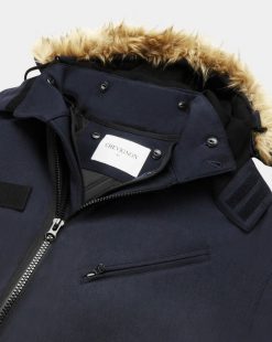 Chevignon Blousons & Manteaux | Parka M51 Bleu Marine Parka Inspiration Us Army